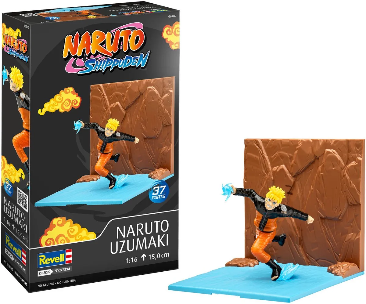 Modelbouwpakket Schepen - 06789 Easy Click System - Naruto Shippuden - Naruto Uzumaki Plastic - 1:16 - Modelbouw van Revell in Meerkleurig – productfoto