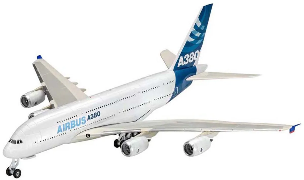Modelbouwpakket Vliegtuigen - 03808 Airbus A380 Vliegtuig Plastic - 1:288 - Modelbouw van Revell in Meerkleurig – productfoto