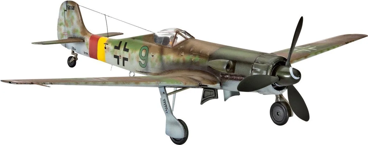 Modelbouwpakket Vliegtuigen - 03981 Focke Wulf Ta 152 H Plastic - 1:72 - Modelbouw van Revell in Meerkleurig – productfoto