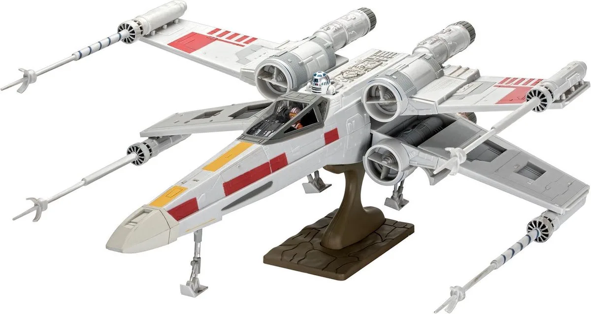 Modelbouwset X-wing Fighter 1:29 93-delig de Revell en Gris – photo produit