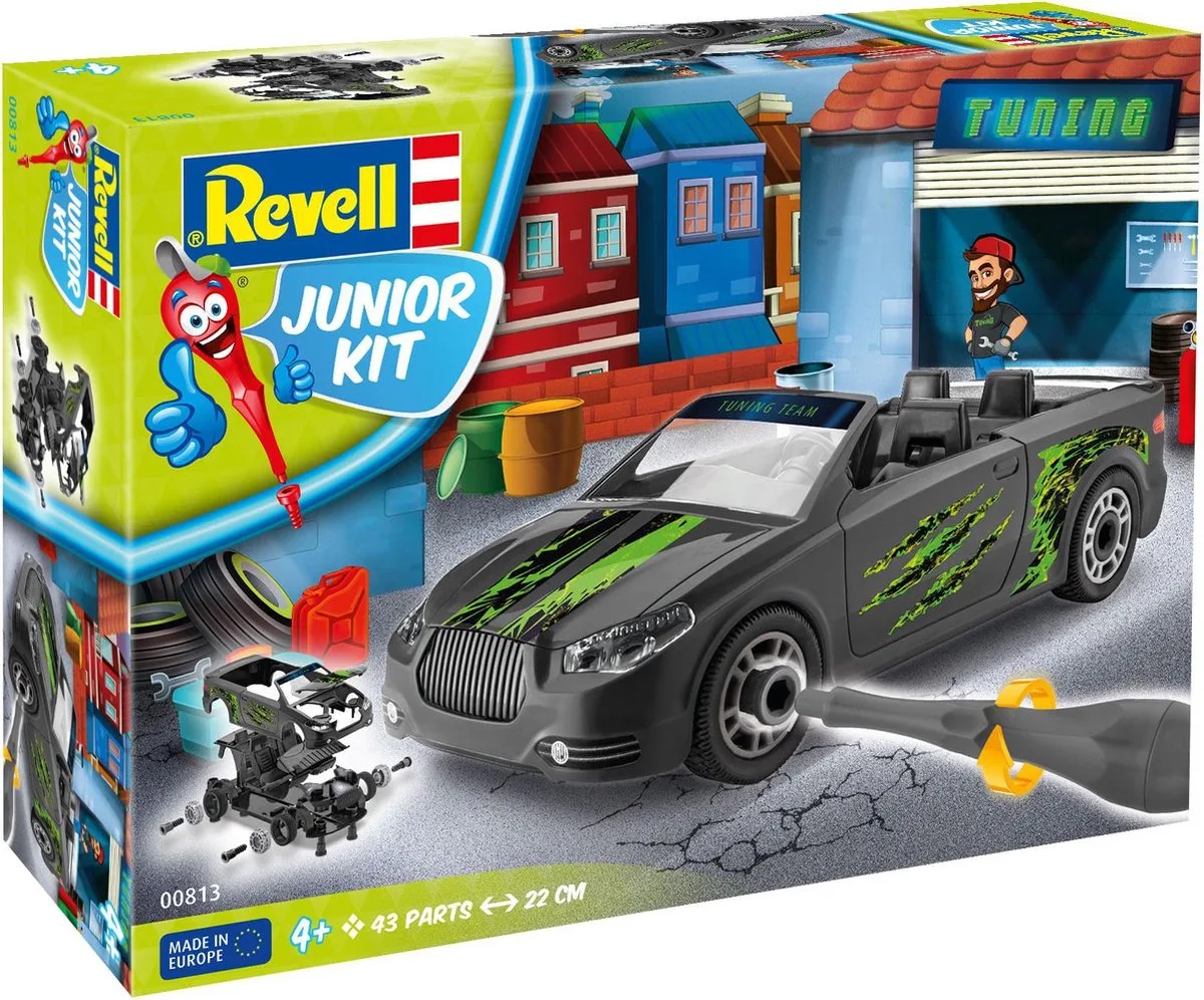 Roadster Tuning Design Auto (bouwpakket) 1:20 de Revell en Gris – photo produit