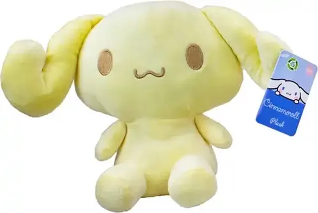(Geel) Hello Kitty Pluche Knuffel 25 cm