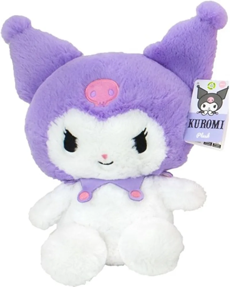Hello Kitty Fluffy Pluche Knuffel 35 cm - Speelgoed Knuffels voor Kinderen Meisjes - Kat Cat Kitten Plush Toy från Sanrio i Lila – produktbild