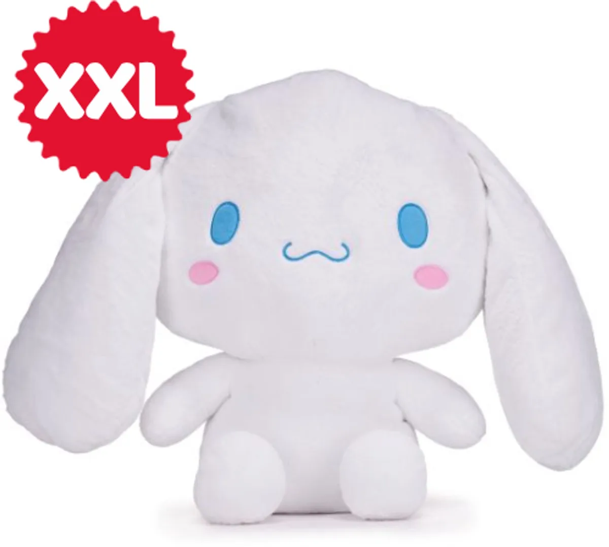 Hello Kitty Pluche Knuffel XXL 75 cm - Extra Grote Speelgoed Knuffels - XL Plush Toys van Sanrio in Wit – productfoto