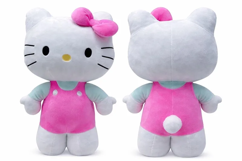 knuffel - 24 cm groot - Super Zacht materiaal van Sanrio in Roze – productfoto