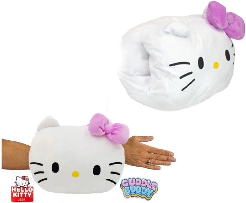 Pluche handwarmer - 22x30cm - Lekker zacht - Cute - Kawaii - Wintermaanden van Sanrio in Roze – productfoto