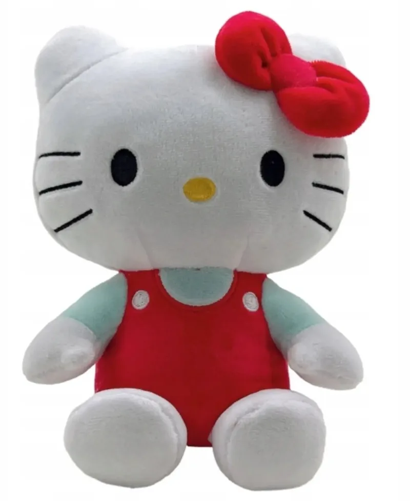 rode knuffel 22 cm groot fra Sanrio i Hvid – produktbillede