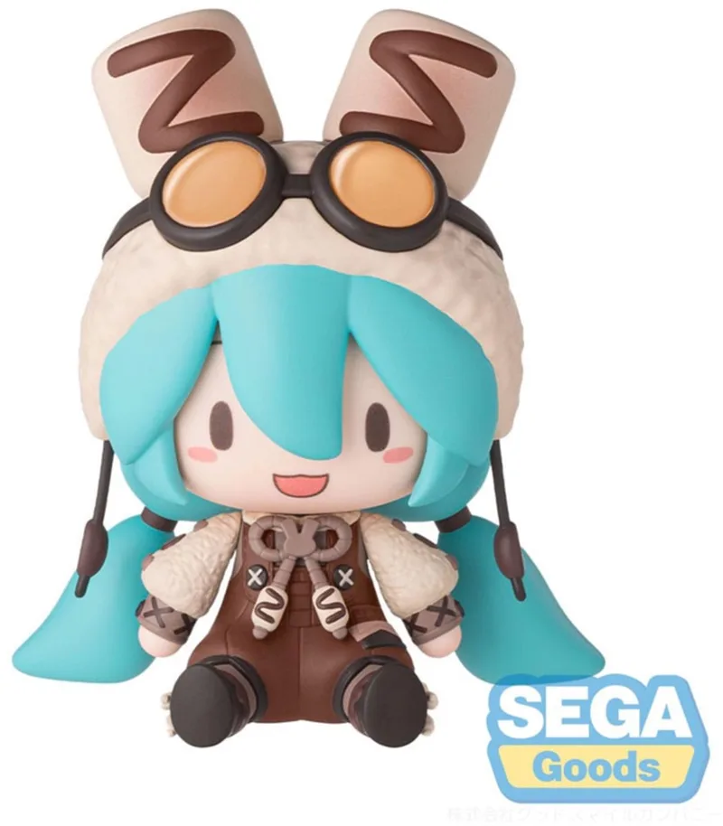 Character Vocal Series 01: Hatsune Miku Fuwa Petit Chibi Figure Hatsune Miku Marshmallow Hot Cocoa 10 cm Mini-Figuur van Sega in Meerkleurig – productfoto