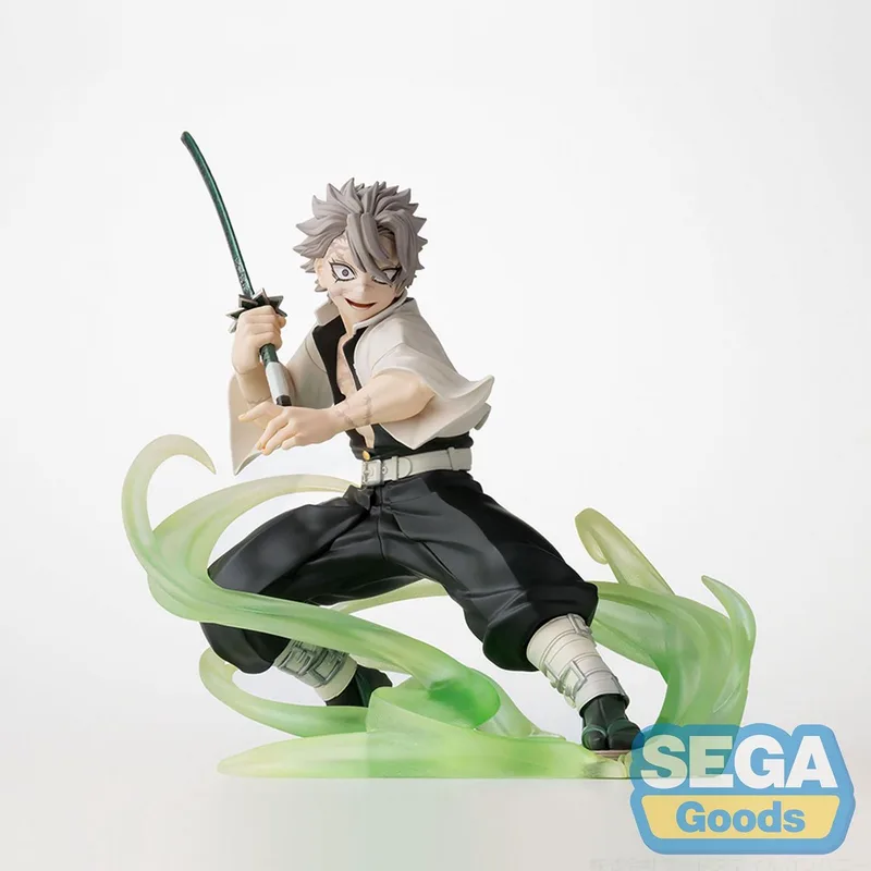 Demon Slayer - Kimetsu no Yaiba - Sanemi Shinazugawa Xross Link Figure (Pillar Training Edition) van Sega in Zwart – productfoto