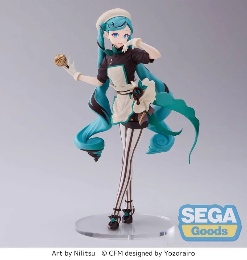 Hatsune Miku Luminasta PVC Statue Hatsune Miku - Bitter Patissier 21 cm van Sega in Meerkleurig – productfoto