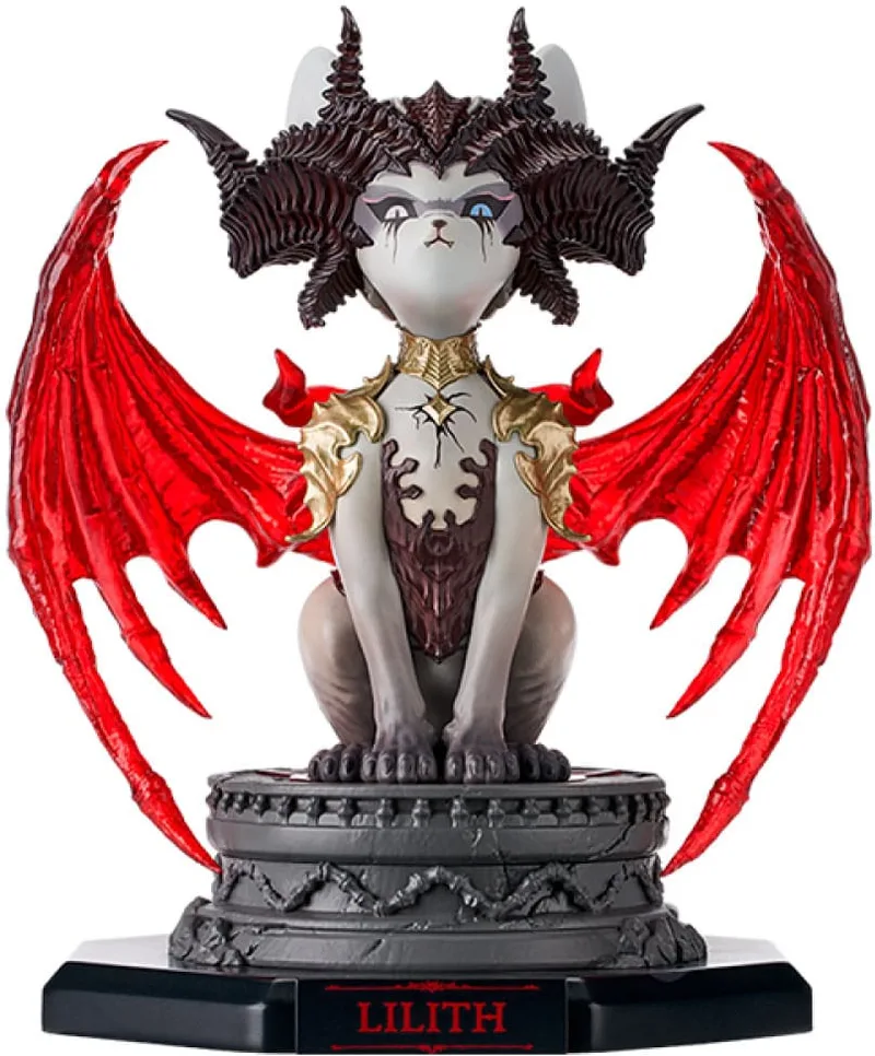 Diablo IV Statue - Lilith Meow Light-Up van Sideshow Collectibles – productfoto