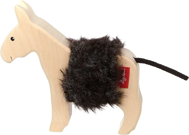 Houten speelfiguur ezel by Sigikid in Multicolour – product photo