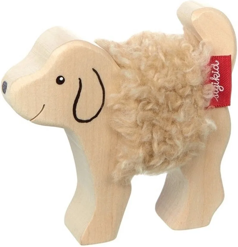 Houten speelfiguur hond by Sigikid in Multicolour – product photo
