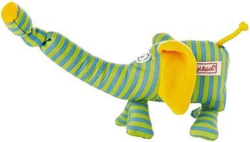 Knuffelgrijpdier Olifant by Sigikid in Green, Yellow – product photo