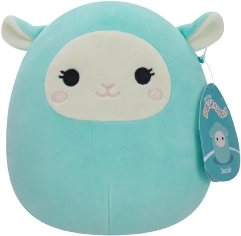 Blauwe Lam Pluche Knuffel 20 cm van Squishmallows in Jacob – productfoto