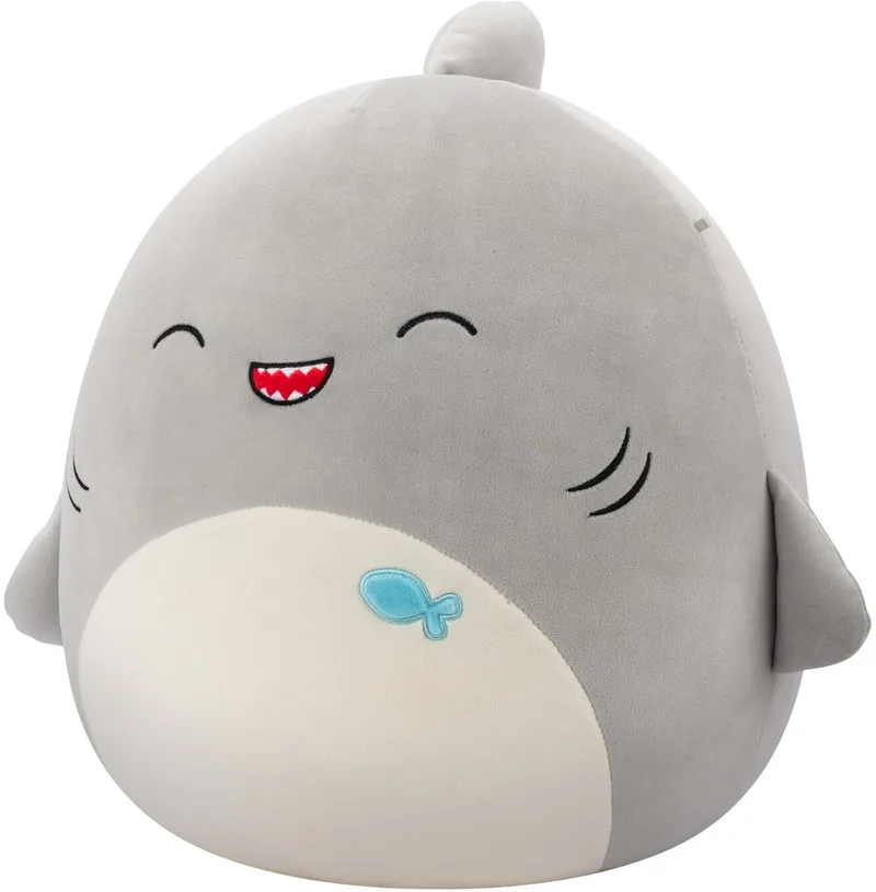 Gordon - Grey Shark W/Happy Eyes - 40cm pluche by Squishmallows in Grey – product photo