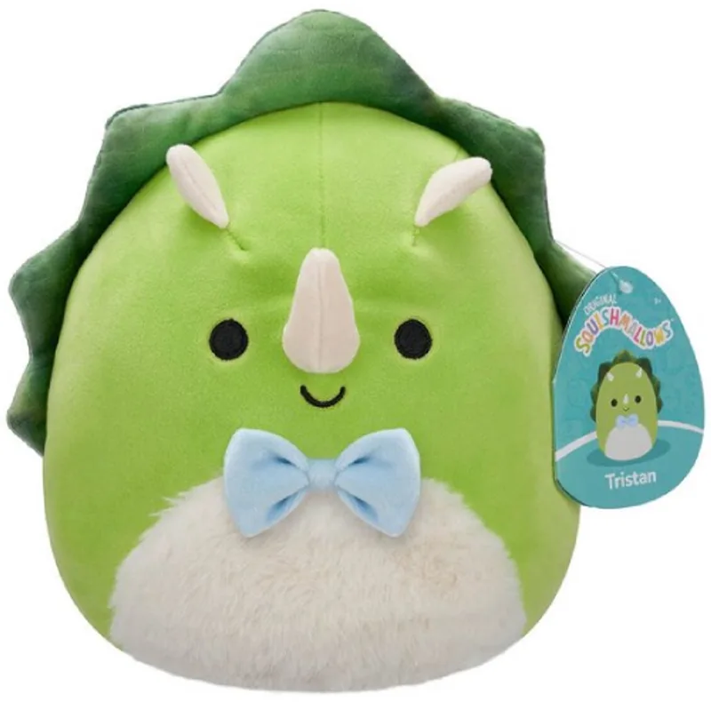 Groene Triceratops Pluche Knuffel 20 cm fra Squishmallows i Tristan – produktbillede