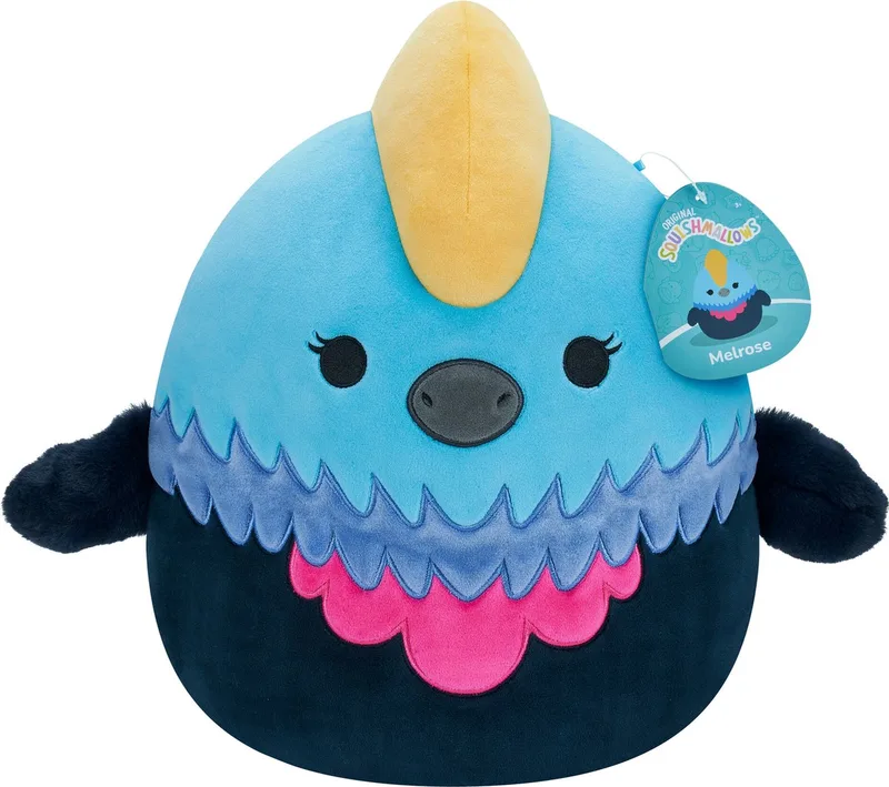 Melrose the Cassowary 30 cm Plush van Squishmallows in Zwart – productfoto