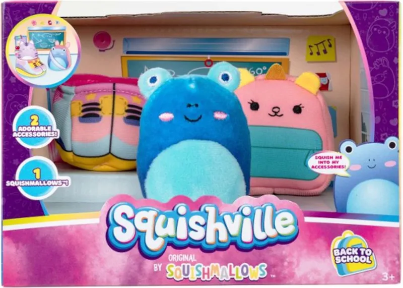 Squishville - Back To School Accessory Set (Squishville by Squishmallows) van Squishmallows in Blauw – productfoto