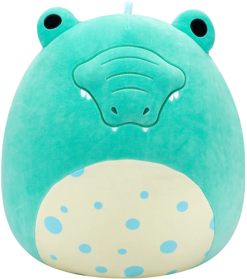 Tortuga - Teal Alligator W/Spotted Belly - 40cm pluche van Squishmallows in Turquoise – productfoto