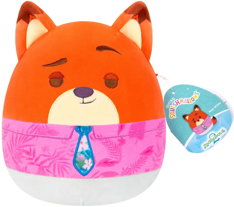 Zootopia - Nick Wilde - 20cm pluche van Squishmallows in Meerkleurig – productfoto