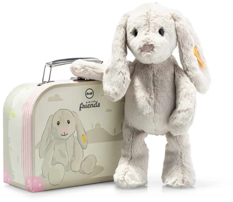 Hoppie konijn met koffer 26 cm. EAN 080968 by Steiff in Multicolour – product photo