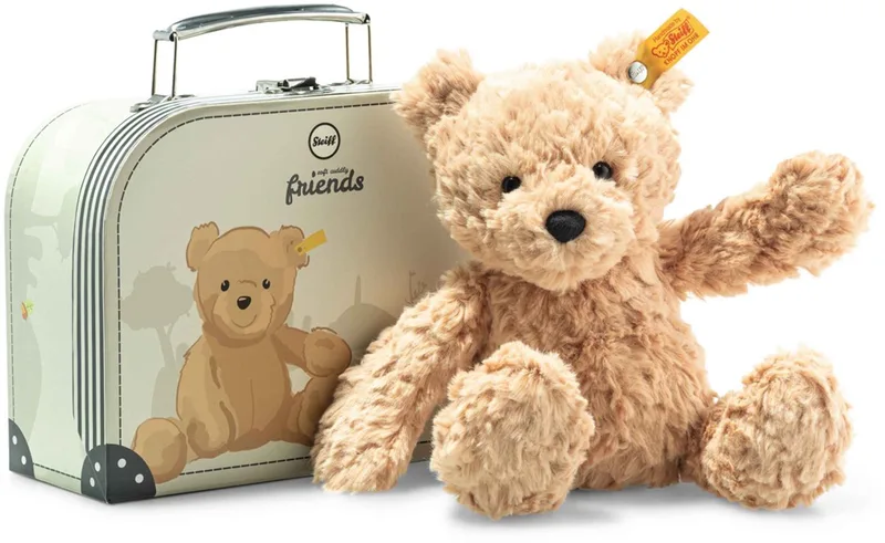 Jimmy met koffer 25 cm. EAN 113918 by Steiff in Brown – product photo
