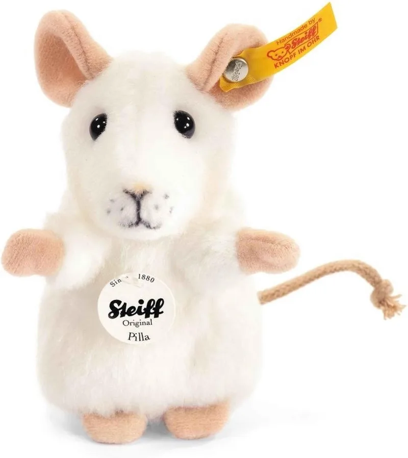 muisje pilla 10 cm de Steiff en Blanc – photo produit