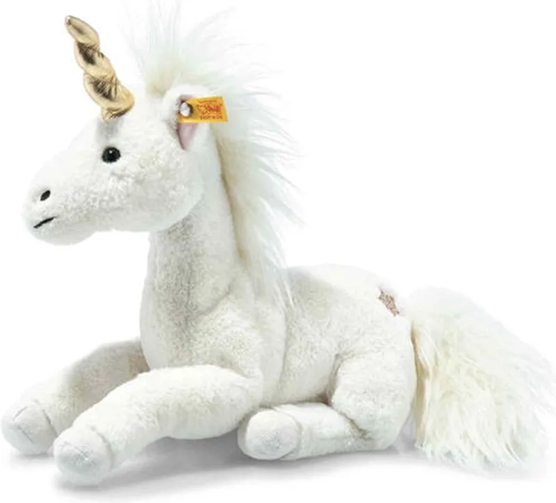 Soft Cuddly Friends Unica dangling unicorn, white by Steiff in White – product photo