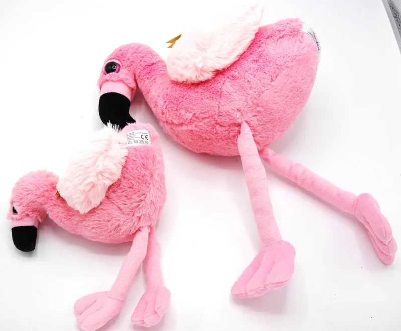 Pluche Flamingo - zittend 24 cm- Sunkid från Sunkid i Rosa – produktbild