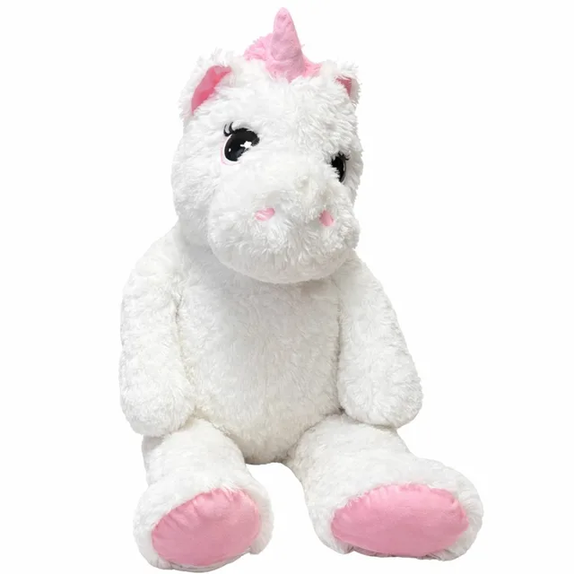 XXL pluche knuffel - 90 cm - eenhoorn - polyester