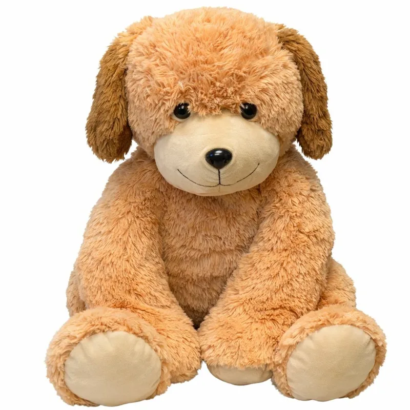 XXL pluche knuffel - 90 cm - hond - polyester från Sunkid i Beige – produktbild