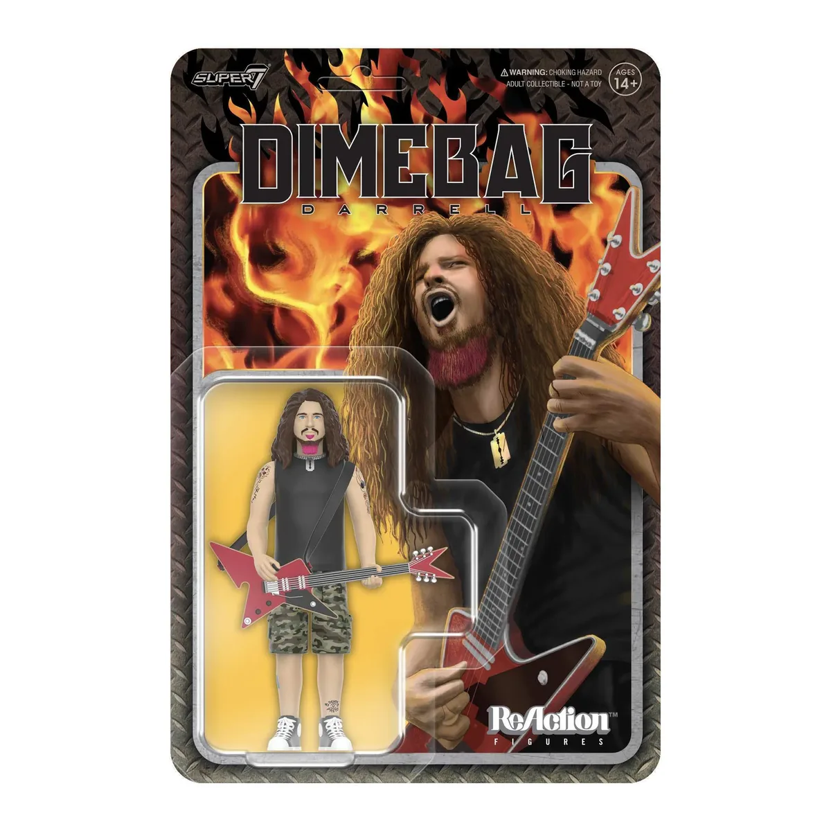 Dimebag Darrell ReAction Figure by Super7 – product photo