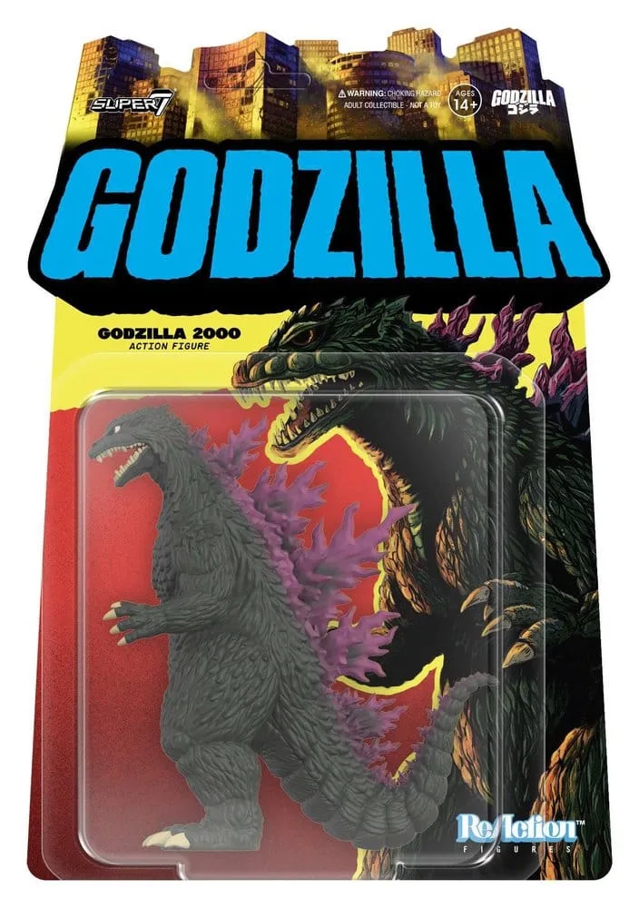 Godzilla ReAction Actionfiguren : Godzilla 2000 von Super7 – Produktfoto