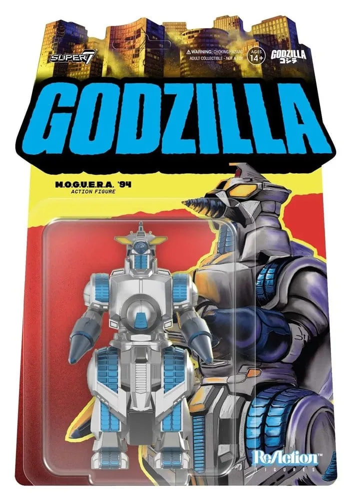 Godzilla ReAction Actionfiguren : M.O.G.U.E.R.A. von Super7 – Produktfoto