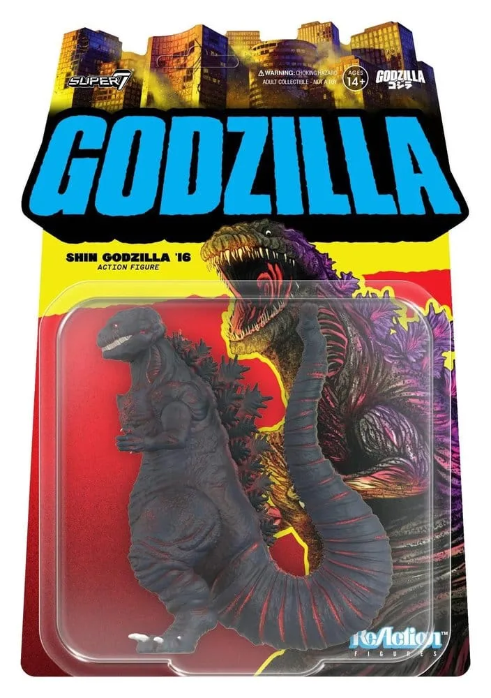 Godzilla ReAction Actionfiguren : Shin Godzilla von Super7 – Produktfoto