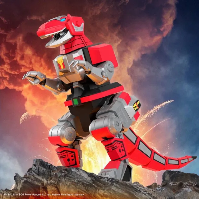 Mighty Morphin' Power Rangers: Ultimates Wave 1 - Tyrannosaurus Rex Dinozord 11 inch Action Figure