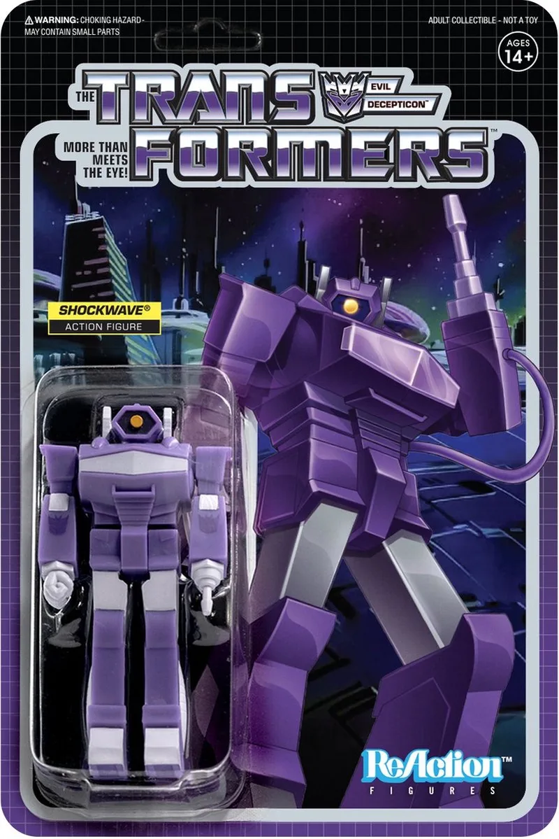 Transformers: Shockwave - Actiefiguur - 8,5 cm van Super7 in Meerkleurig – productfoto