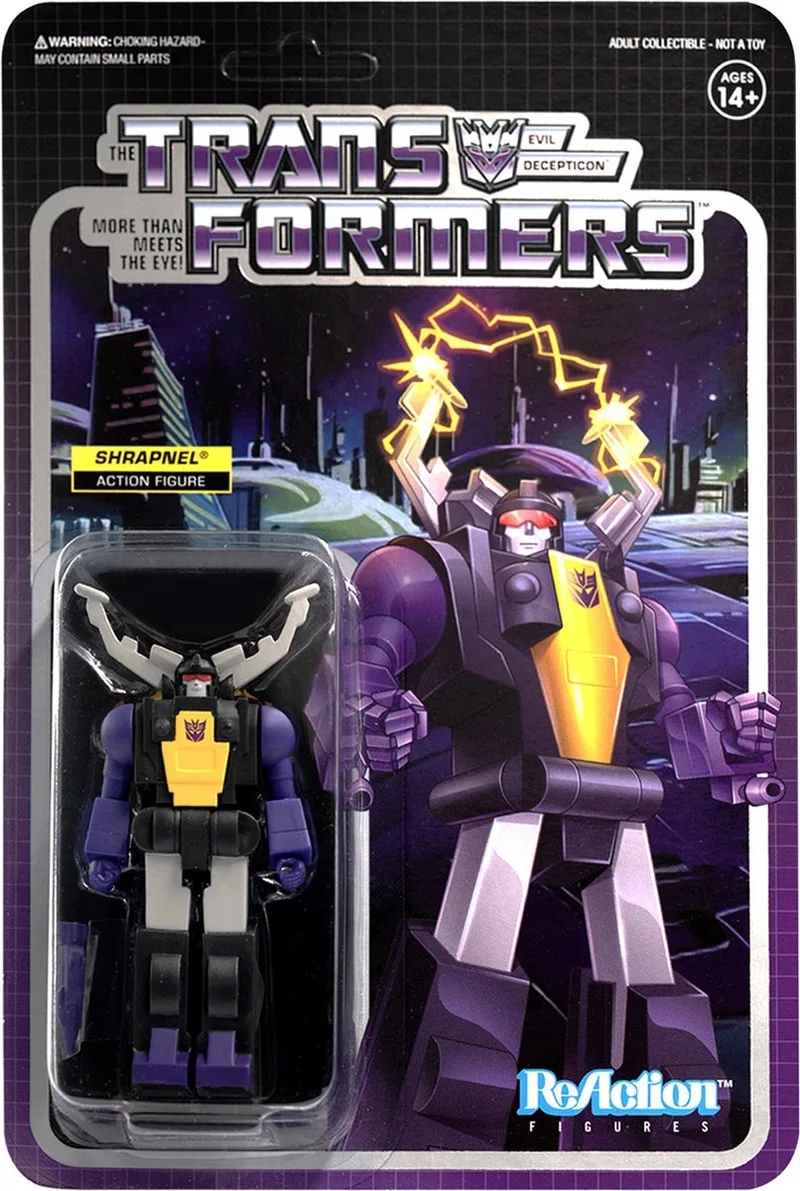 Transformers: Shrapnel - Actiefiguur - 8,5 cm van Super7 in Meerkleurig – productfoto