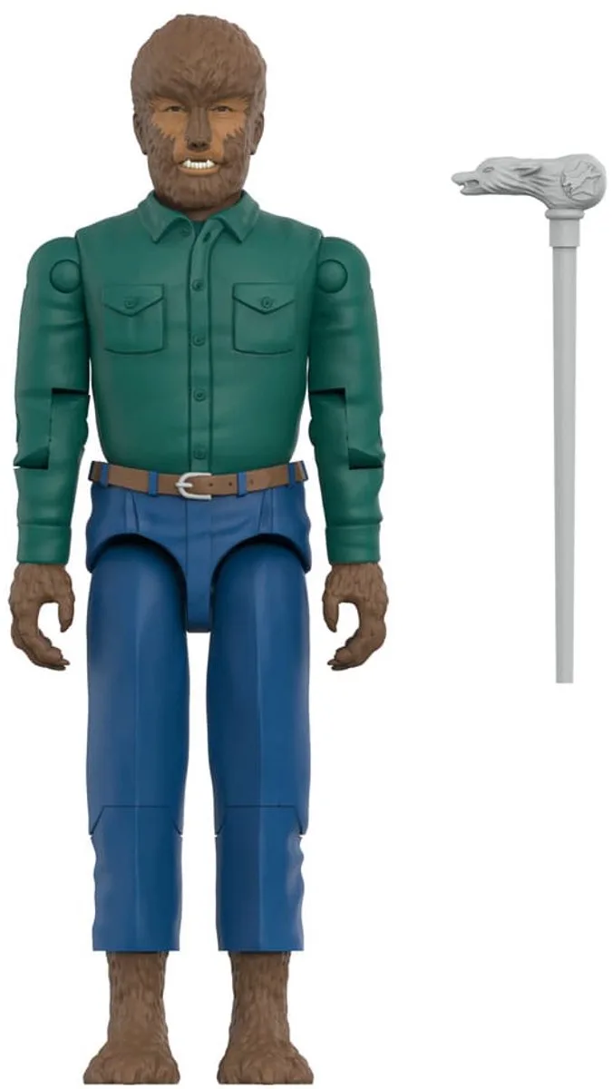 Universal Monsters ReAction+ Action Figure Wave 1 The Wolf Man 10 cm Action Figuur van Super7 in Meerkleurig – productfoto
