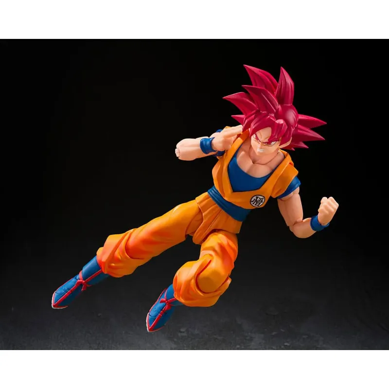 Dragon Ball Super S.H.Figuarts Action Figure Super Saiyan God Son Guko (God Aura) 15 cm de Tamashii Nations en Multicolore – photo produit 5 sur 6