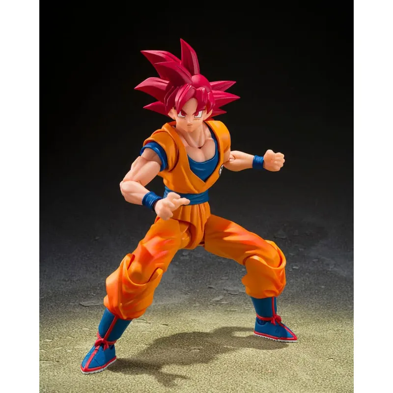 Dragon Ball Super S.H.Figuarts Action Figure Super Saiyan God Son Guko (God Aura) 15 cm de Tamashii Nations en Multicolore – photo produit 2 sur 6