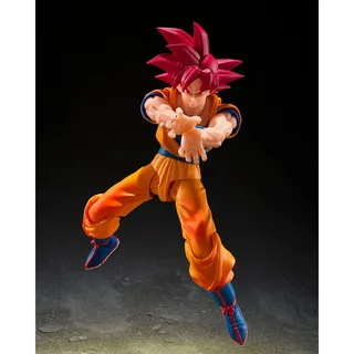 Dragon Ball Super S.H.Figuarts Action Figure Super Saiyan God Son Guko (God Aura) 15 cm de Tamashii Nations en Multicolore – photo produit 4 sur 6