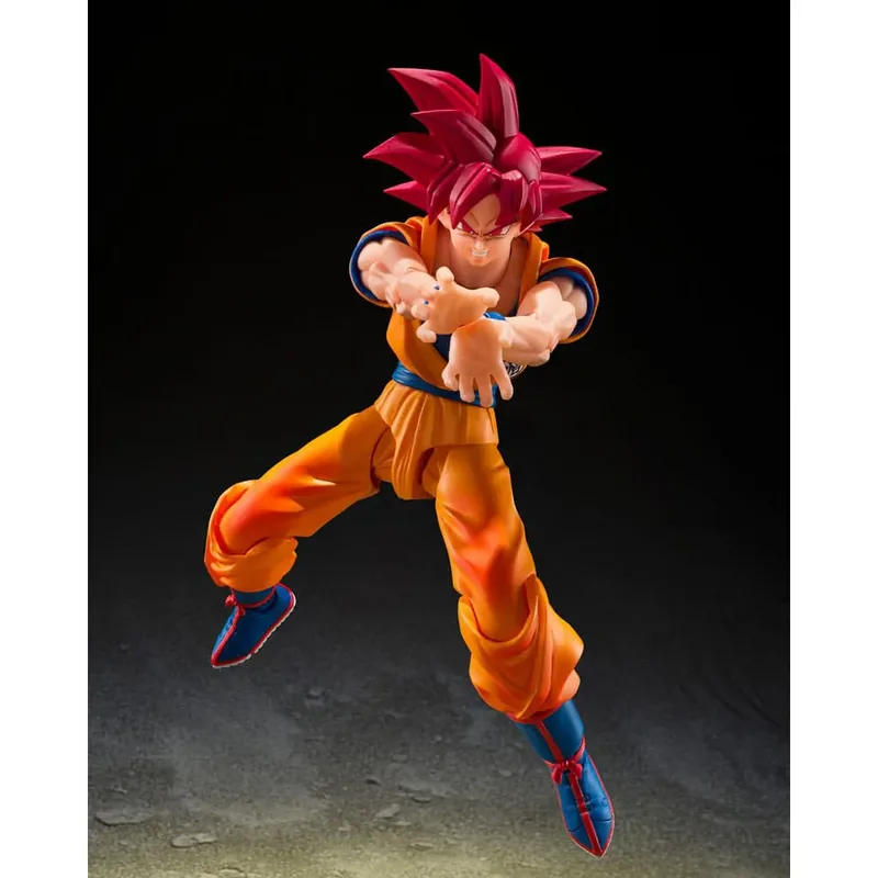 Dragon Ball Super S.H.Figuarts Action Figure Super Saiyan God Son Guko (God Aura) 15 cm de Tamashii Nations en Multicolore – photo produit 4 sur 6