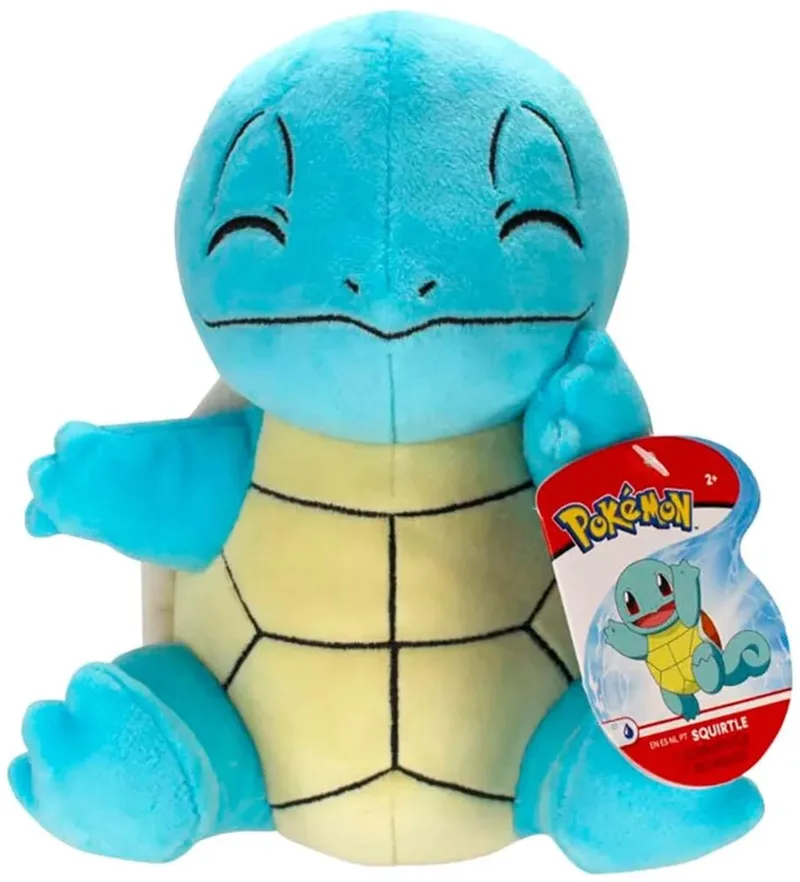 Knuffel Squirtle Junior 20 Cm Pluche van The Pokémon Company in Blauw – productfoto