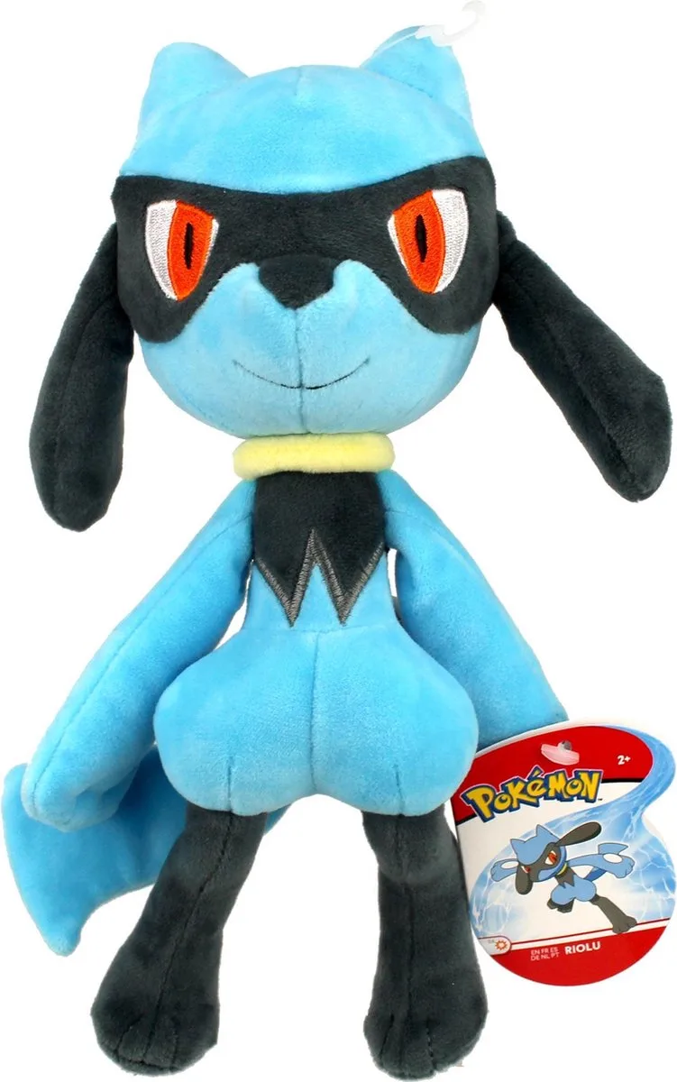 Pluche - 20 cm de The Pokémon Company en Riolu – photo produit