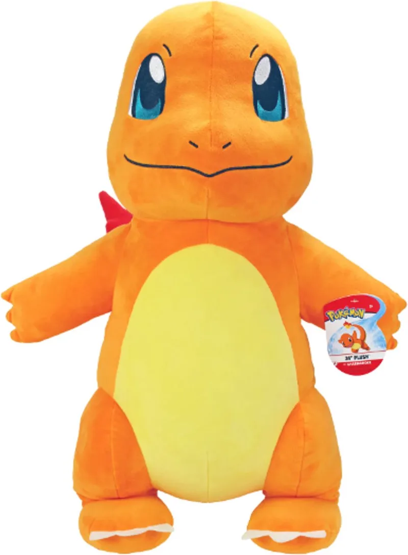 Pluche - Knuffel Chermander van 60 cm by The Pokémon Company in Yellow, Orange – product photo