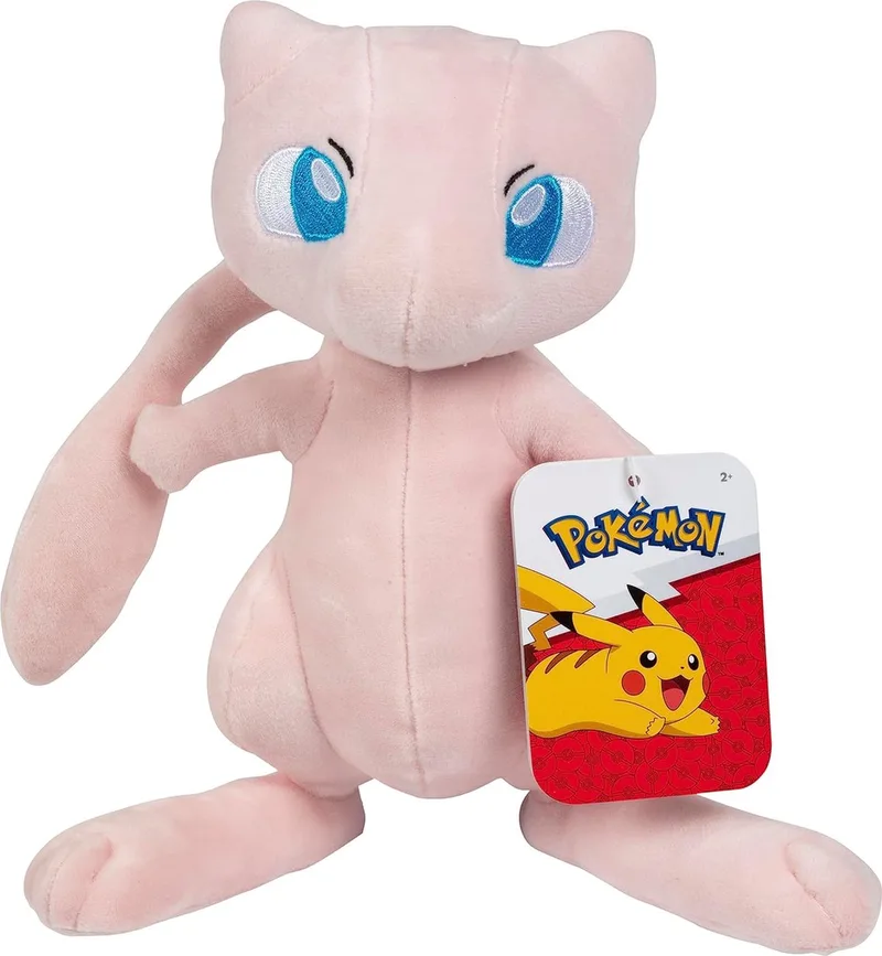 Pluche Knuffel - Mew - 20 cm van The Pokémon Company in Meerkleurig – productfoto