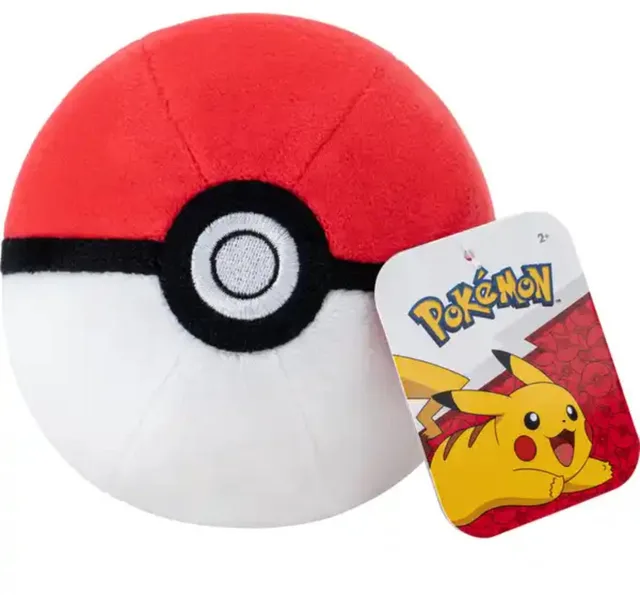 Pokeball pluche speelgoed Pokémon - zachte knuffelbal.