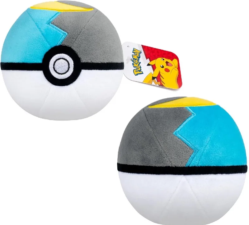Pokemon 12.5 cm Moon Ball knuffel - Merchandise - Zacht - Pluche från The Pokémon Company i Blå – produktbild